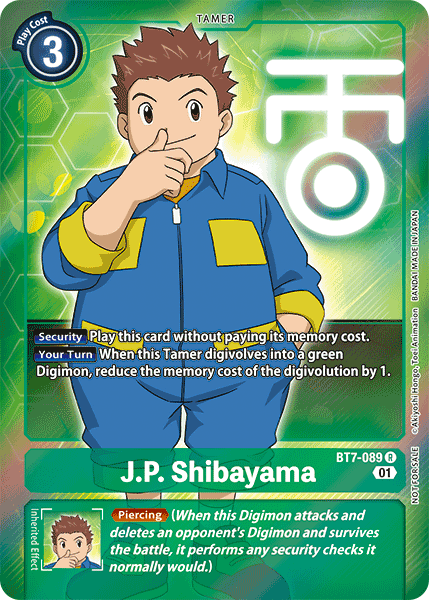 J.P. Shibayama [BT7-089] (Alternative Art - Box Topper) [Next Adventure] | Card Merchant Takapuna