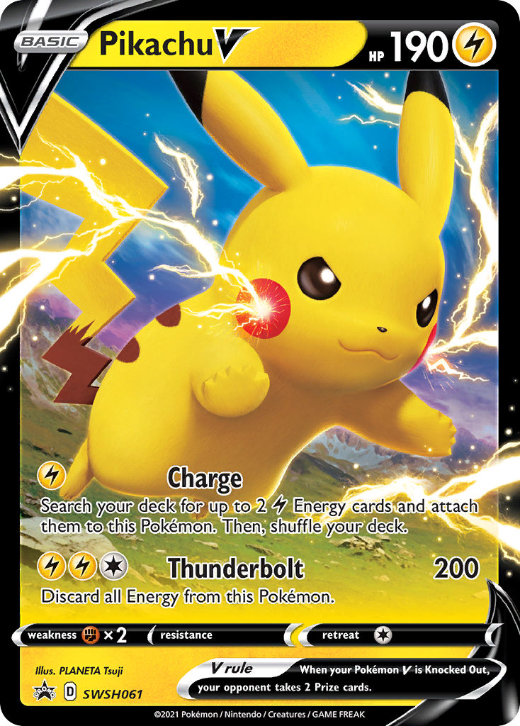 Pikachu V (SWSH061) [Sword & Shield: Black Star Promos] | Card Merchant Takapuna