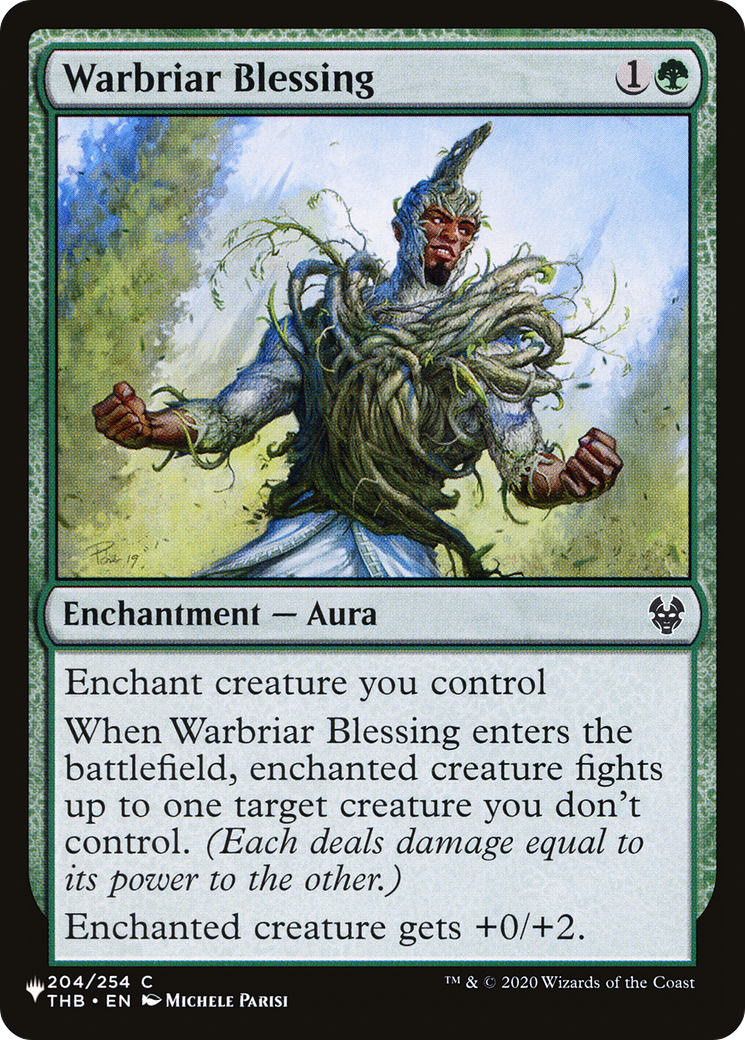 Warbriar Blessing [The List] | Card Merchant Takapuna