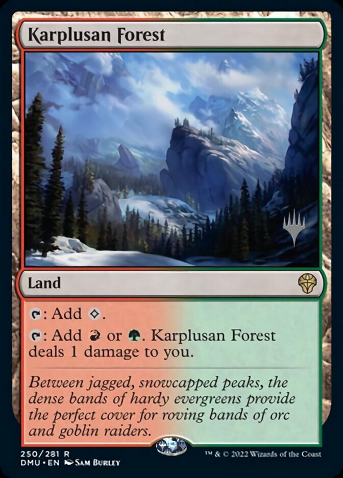 Karplusan Forest (Promo Pack) [Dominaria United Promos] | Card Merchant Takapuna