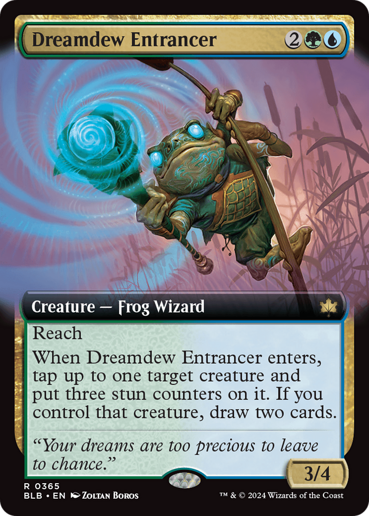 Dreamdew Entrancer (Extended Art) [Bloomburrow] | Card Merchant Takapuna