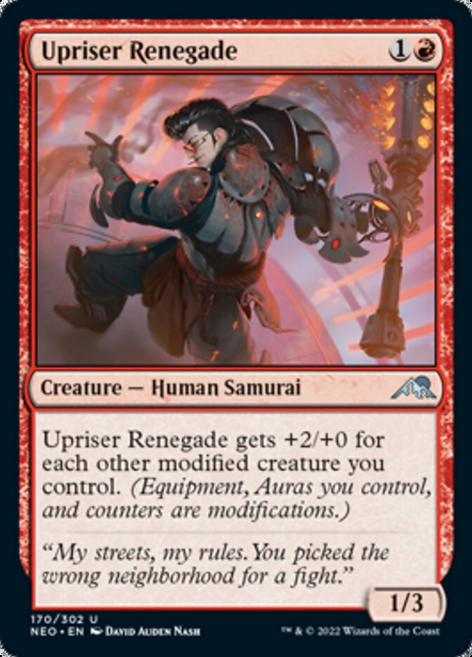 Upriser Renegade [Kamigawa: Neon Dynasty] | Card Merchant Takapuna