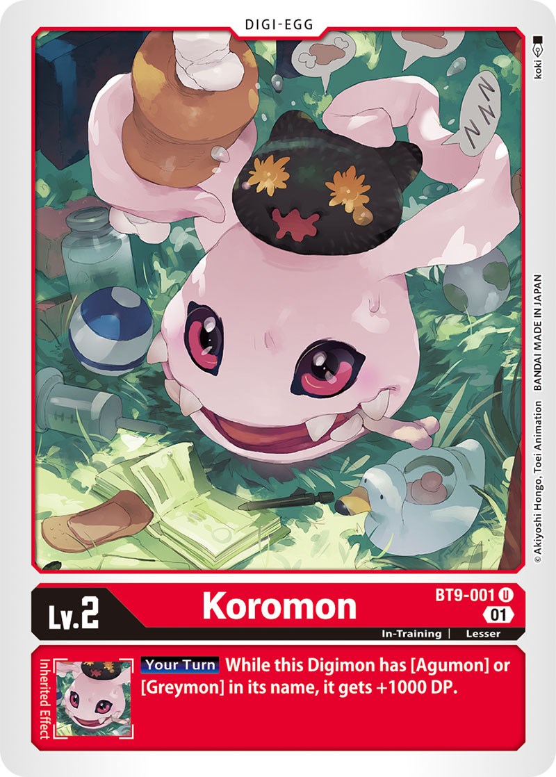 Koromon [BT9-001] [X Record] | Card Merchant Takapuna