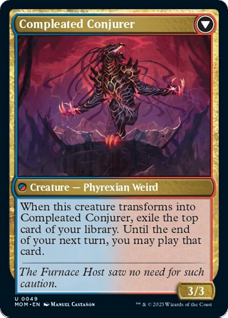 Captive Weird // Compleated Conjurer [March of the Machine] | Card Merchant Takapuna