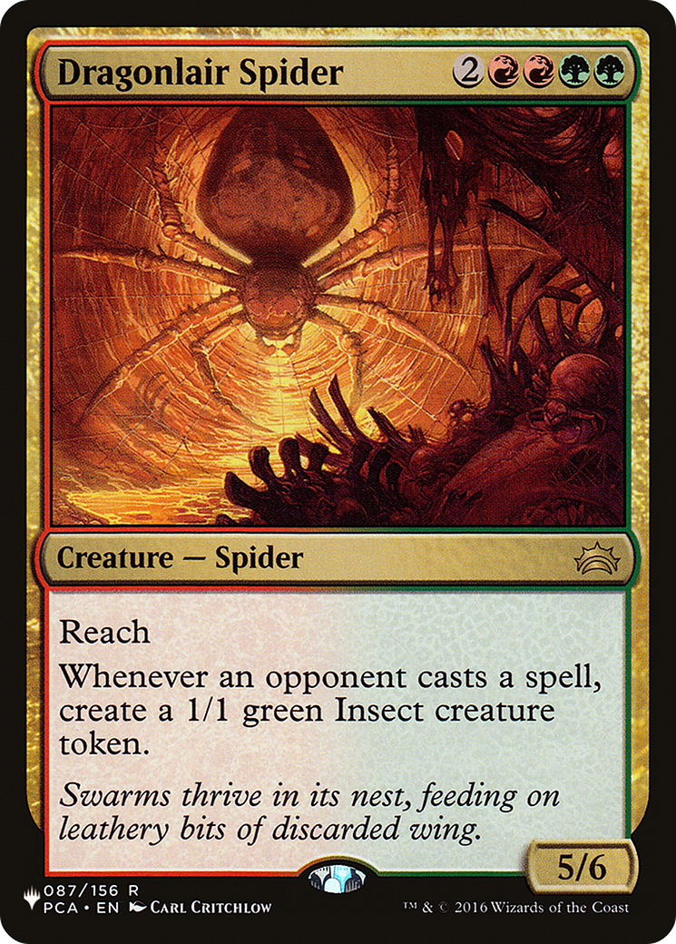 Dragonlair Spider [The List Reprints] | Card Merchant Takapuna