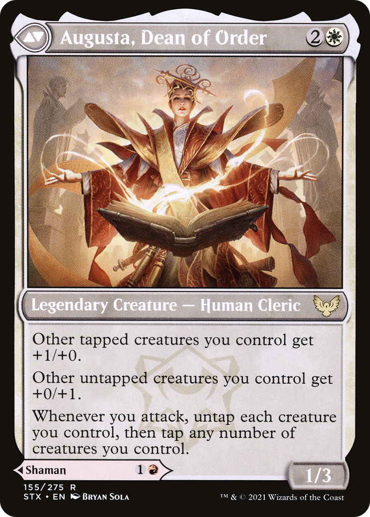 Plargg, Dean of Chaos // Augusta, Dean of Order [Secret Lair: From Cute to Brute] | Card Merchant Takapuna