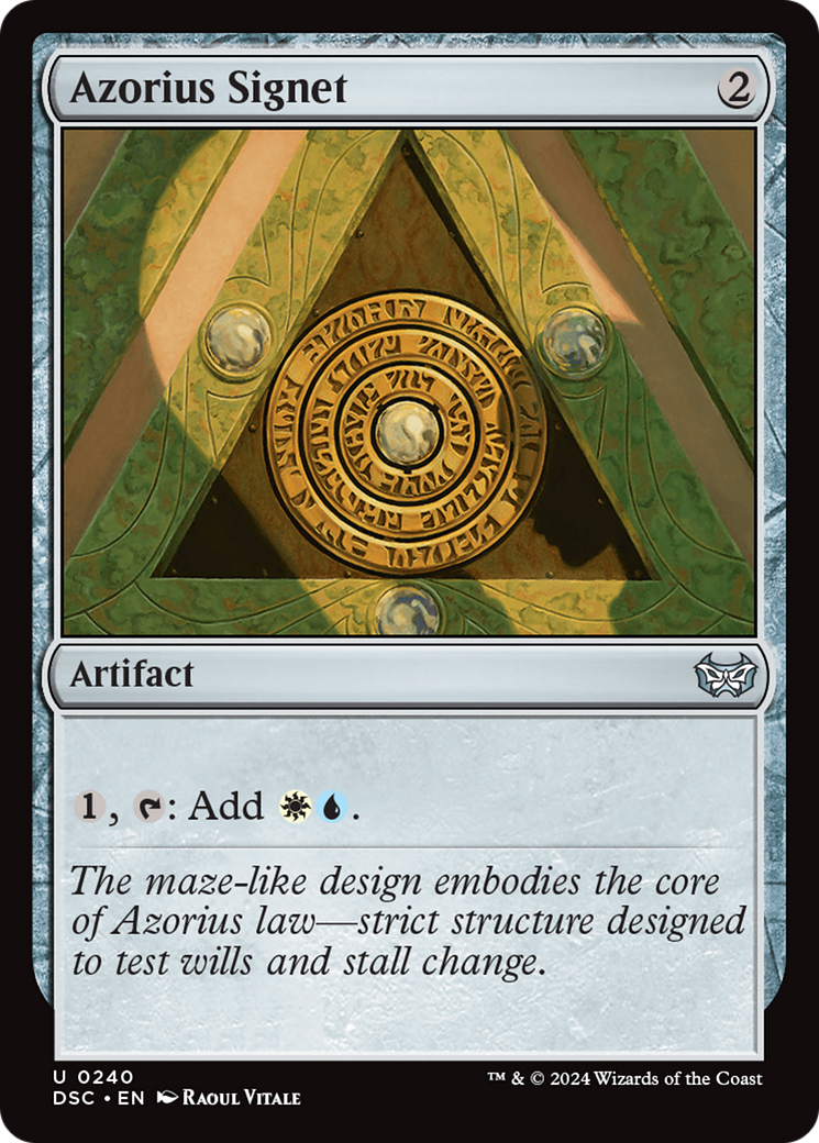 Azorius Signet [Duskmourn: House of Horror Commander] | Card Merchant Takapuna