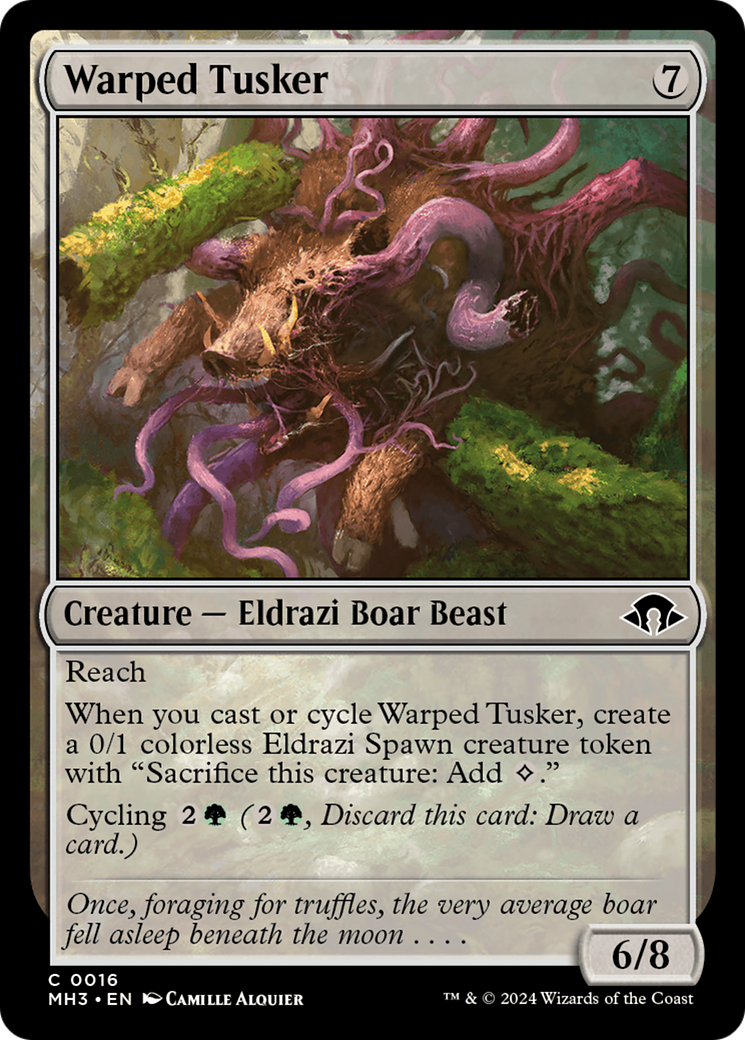 Warped Tusker [Modern Horizons 3] | Card Merchant Takapuna