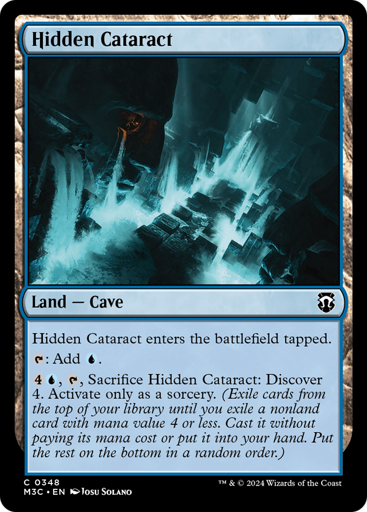 Hidden Cataract (Ripple Foil) [Modern Horizons 3 Commander] | Card Merchant Takapuna