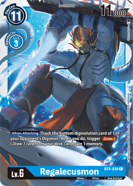 Regalecusmon [BT4-034] [Great Legend] | Card Merchant Takapuna