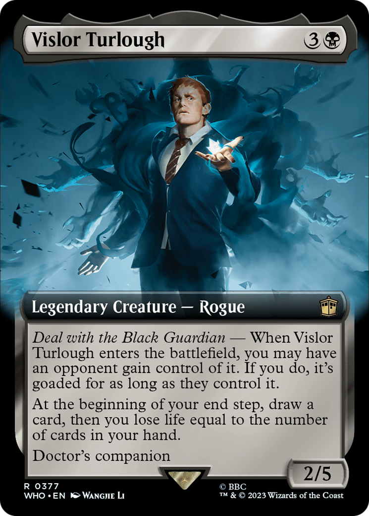 Vislor Turlough (Extended Art) [Doctor Who] | Card Merchant Takapuna