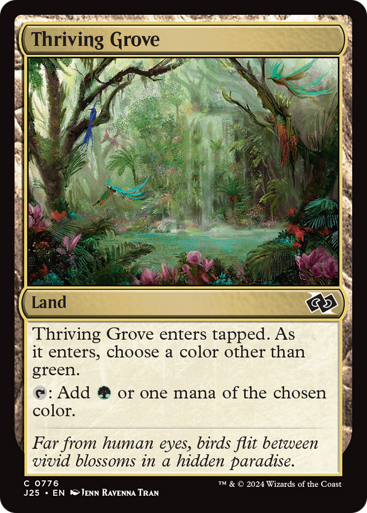 Thriving Grove [Foundations Jumpstart] | Card Merchant Takapuna