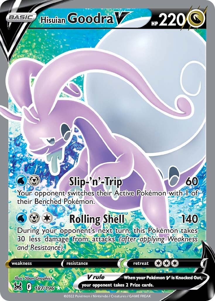 Hisuian Goodra V (187/196) [Sword & Shield: Lost Origin] | Card Merchant Takapuna