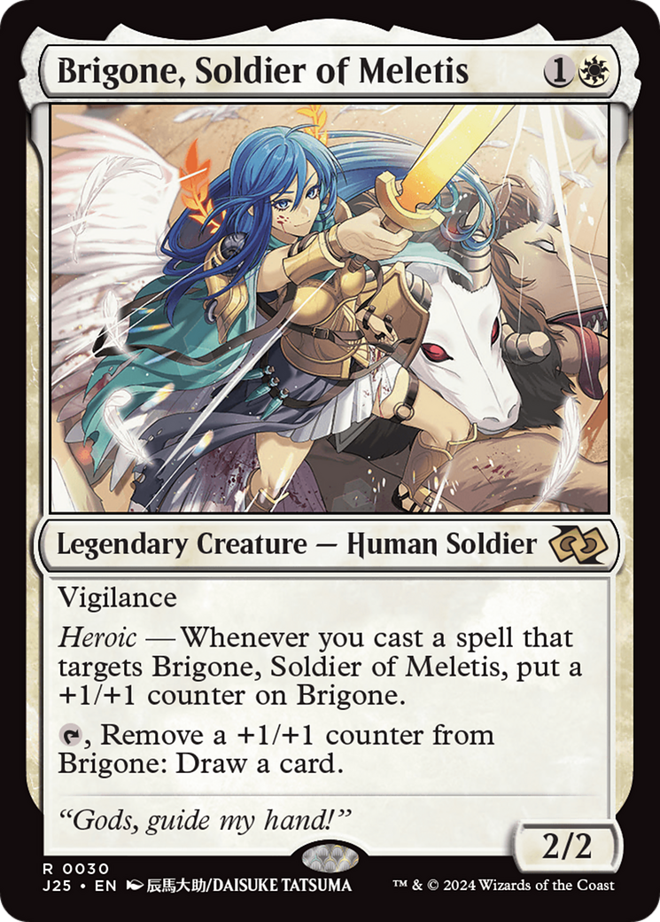 Brigone, Soldier of Meletis (Anime) [Foundations Jumpstart] | Card Merchant Takapuna