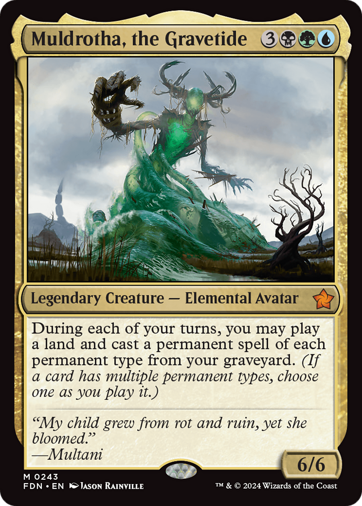 Muldrotha, the Gravetide [Foundations] | Card Merchant Takapuna