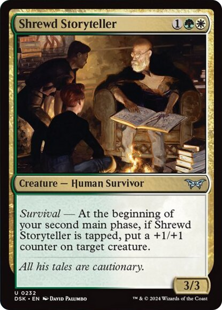 Shrewd Storyteller [Duskmourn: House of Horror] | Card Merchant Takapuna