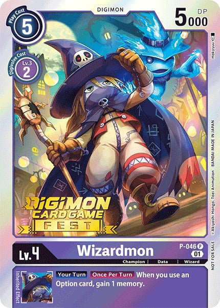 Wizardmon [P-046] (Digimon Card Game Fest 2022) [Promotional Cards] | Card Merchant Takapuna