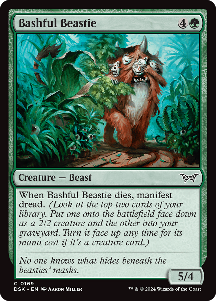 Bashful Beastie [Duskmourn: House of Horror] | Card Merchant Takapuna