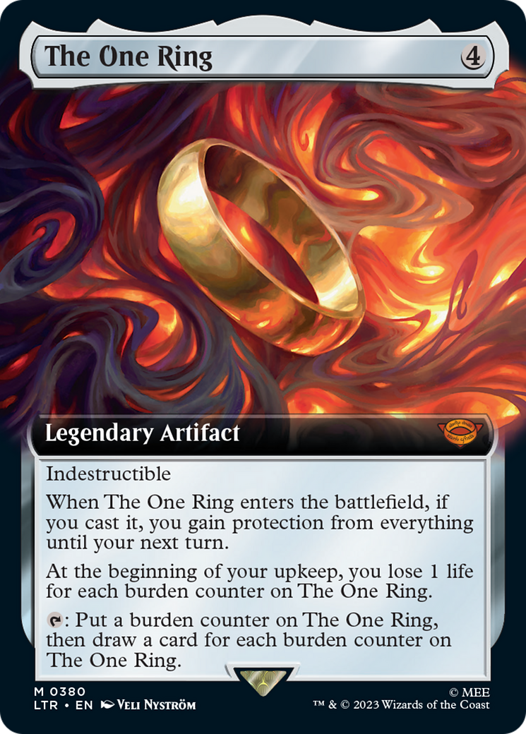 The One Ring (Extended Art) [The Lord of the Rings: Tales of Middle-Earth] | Card Merchant Takapuna