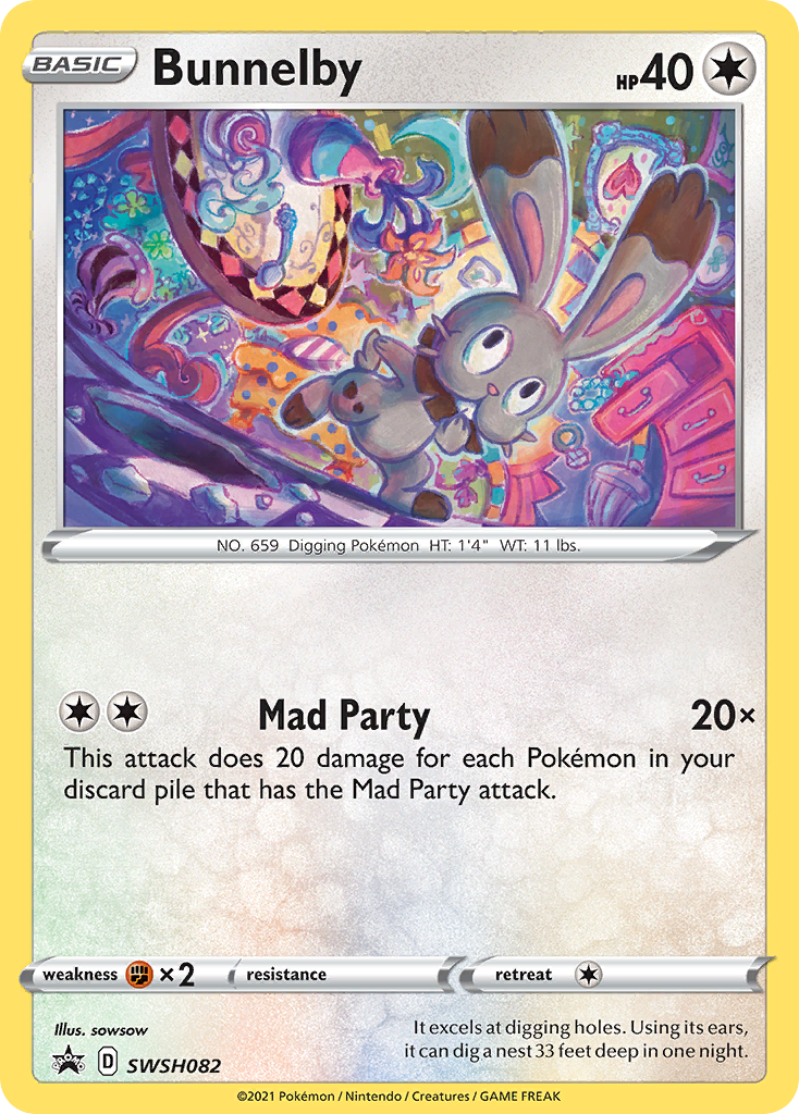 Bunnelby (SWSH082) [Sword & Shield: Black Star Promos] | Card Merchant Takapuna