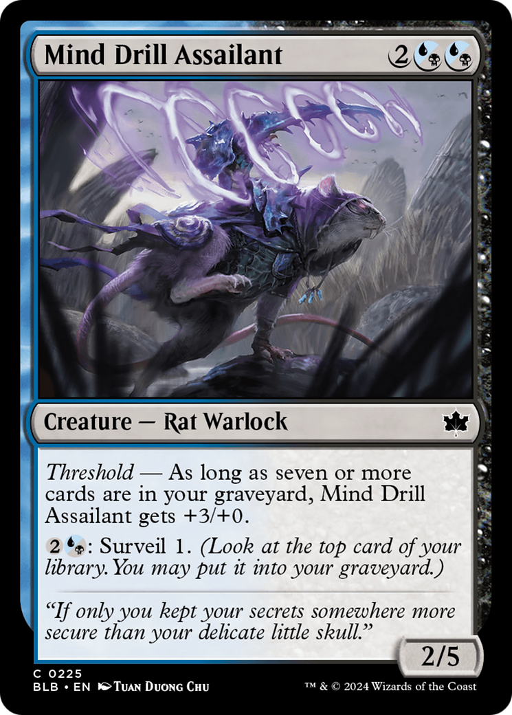 Mind Drill Assailant [Bloomburrow] | Card Merchant Takapuna