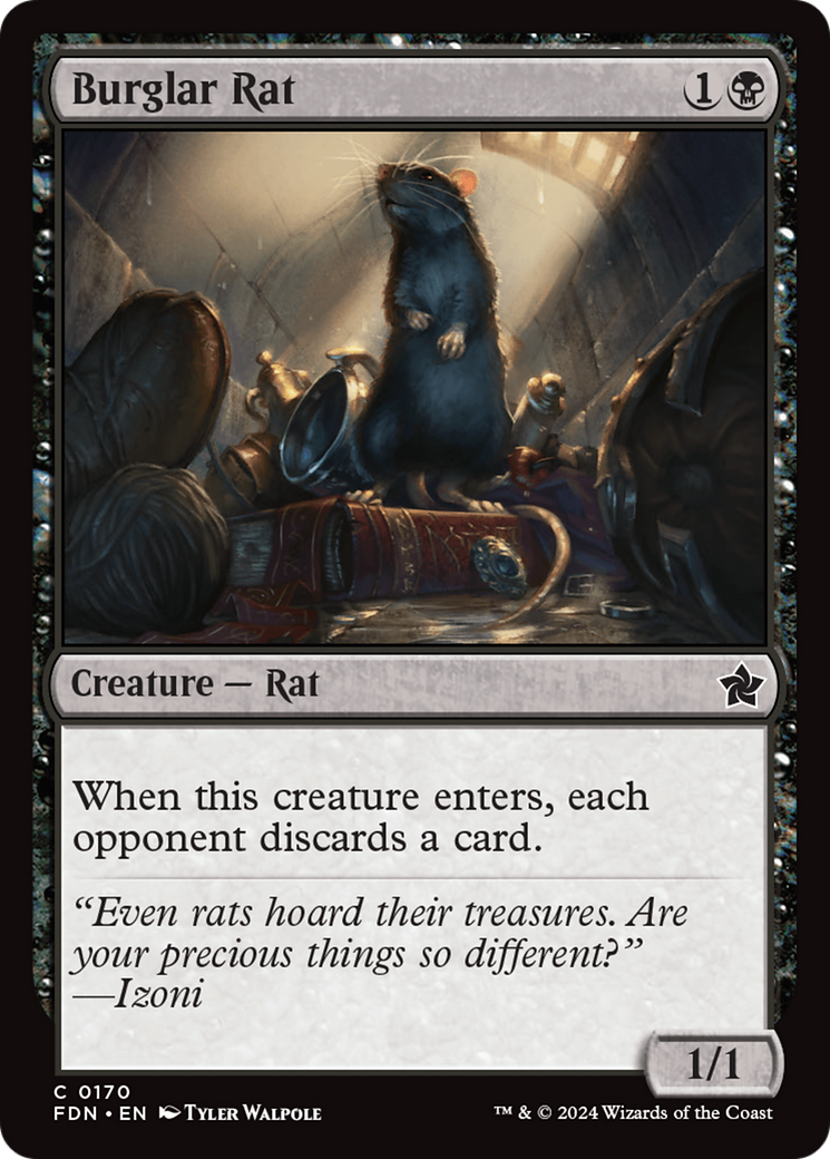 Burglar Rat [Foundations] | Card Merchant Takapuna