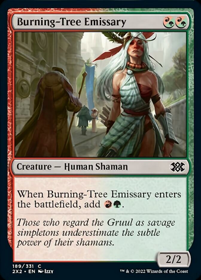 Burning-Tree Emissary [Double Masters 2022] | Card Merchant Takapuna