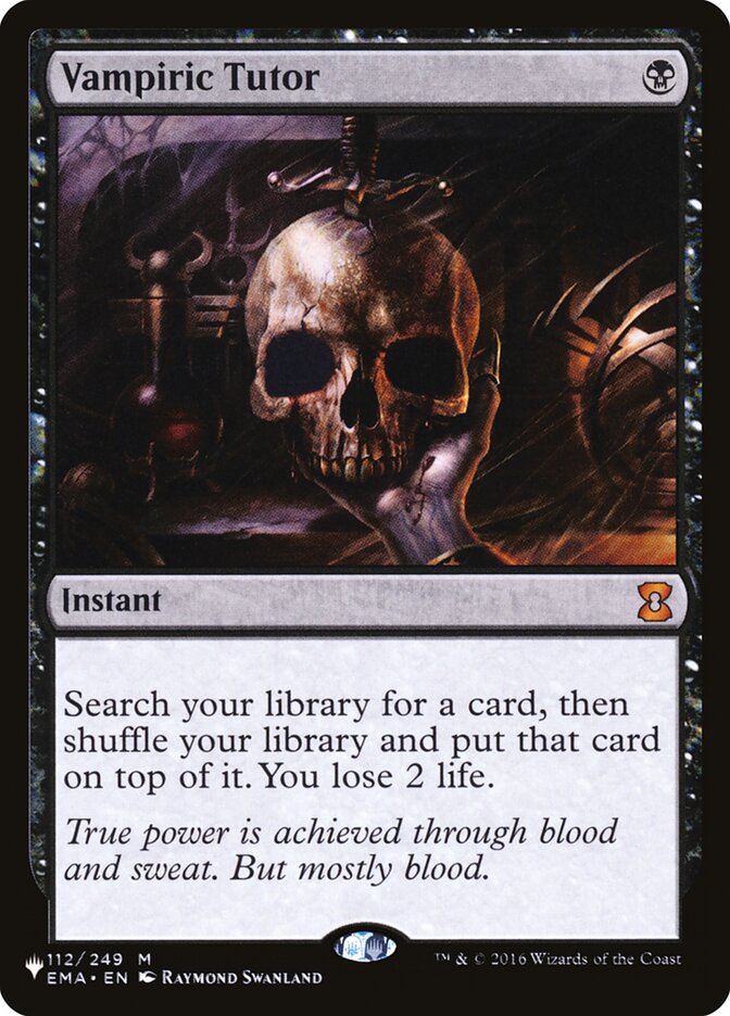 Vampiric Tutor [The List] | Card Merchant Takapuna