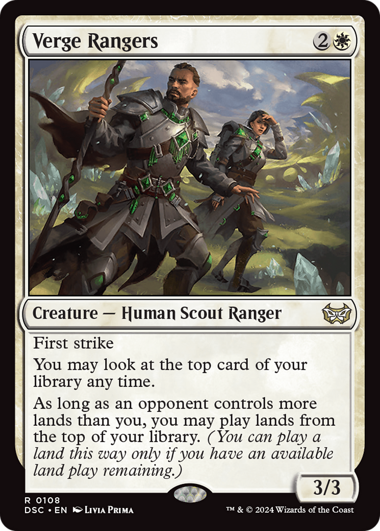 Verge Rangers [Duskmourn: House of Horror Commander] | Card Merchant Takapuna