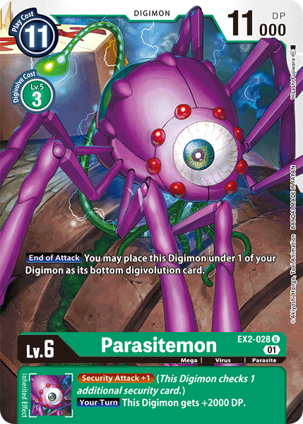 Parasitemon [EX2-028] [Digital Hazard] | Card Merchant Takapuna