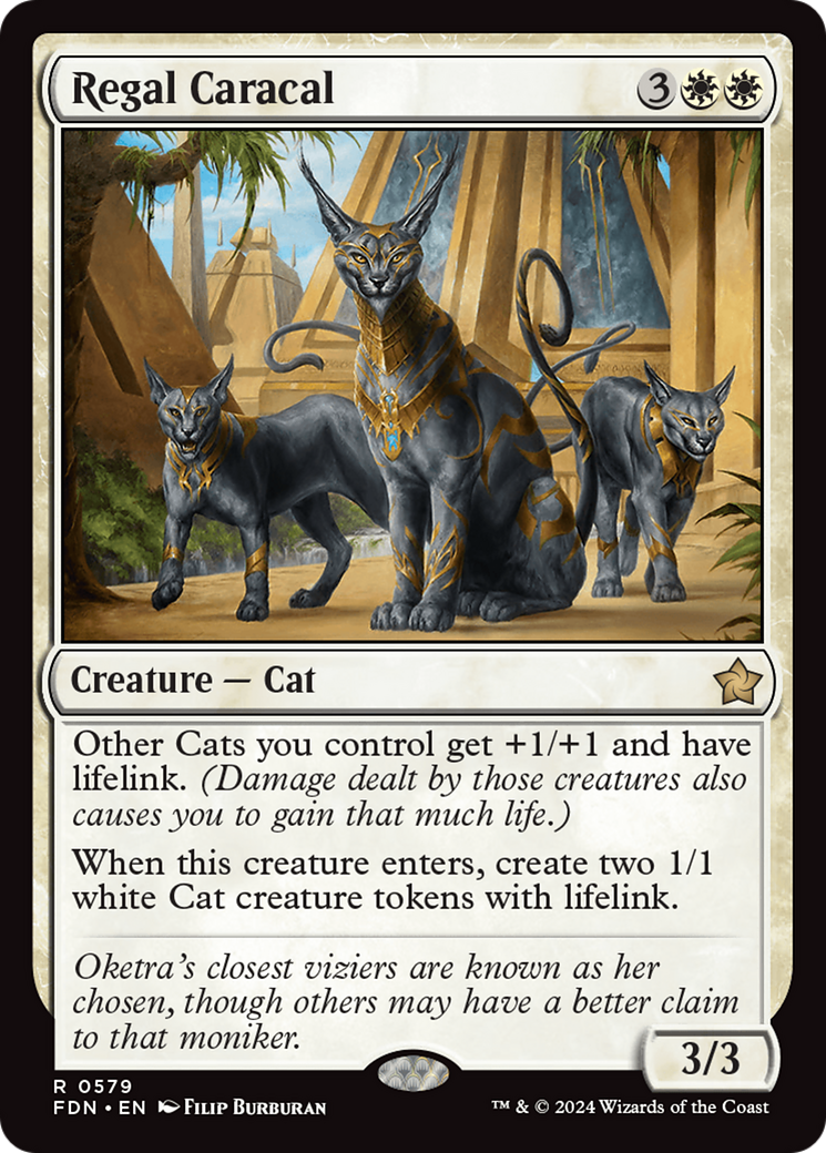 Regal Caracal [Foundations] | Card Merchant Takapuna