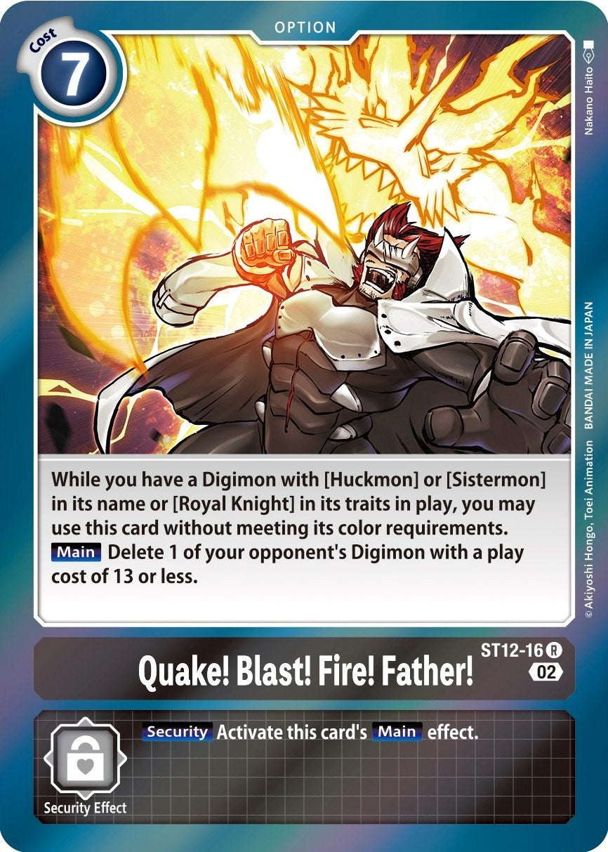 Quake! Blast! Fire! Father! [ST12-16] [Starter Deck: Jesmon] | Card Merchant Takapuna