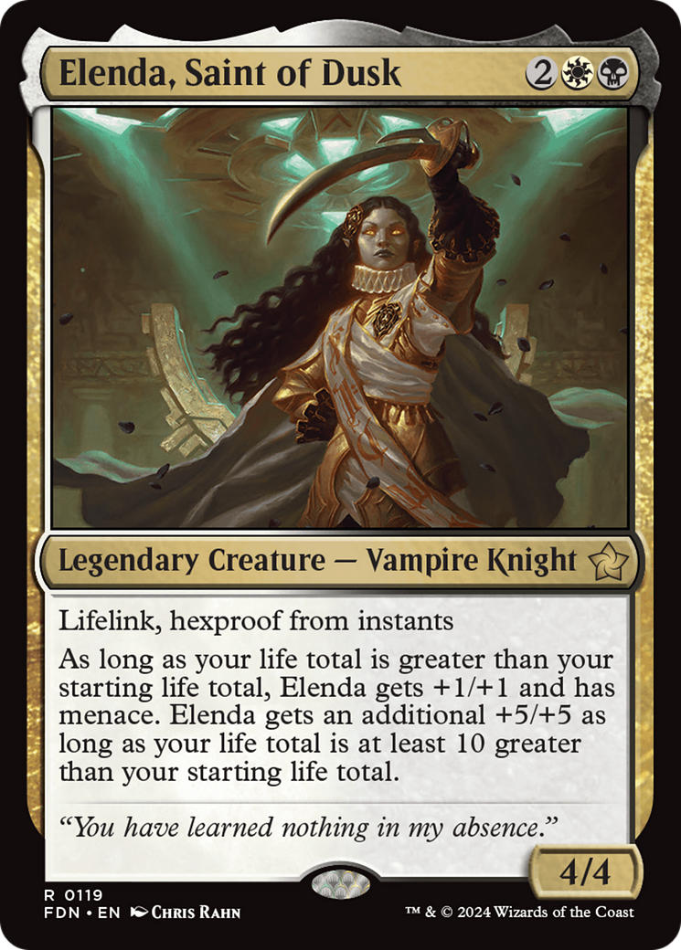 Elenda, Saint of Dusk [Foundations] | Card Merchant Takapuna