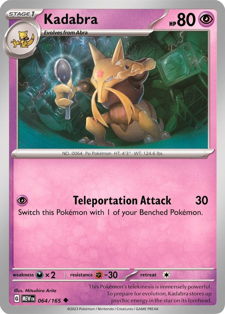 Kadabra (064/165) [Scarlet & Violet 151] | Card Merchant Takapuna