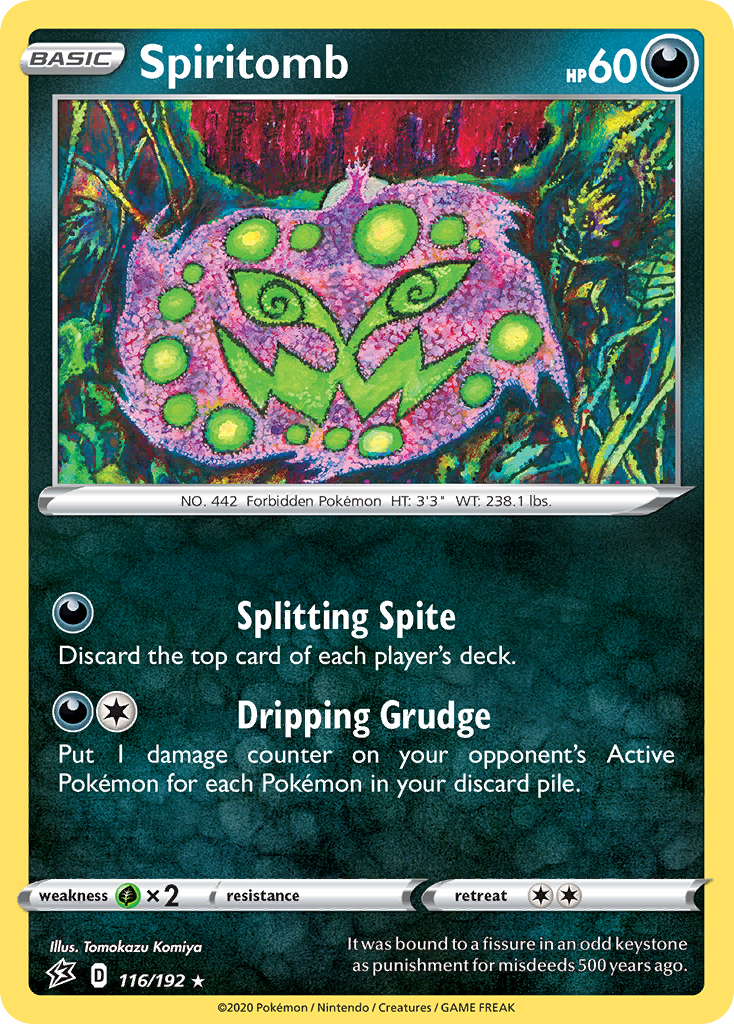 Spiritomb (116/192) [Sword & Shield: Rebel Clash] | Card Merchant Takapuna