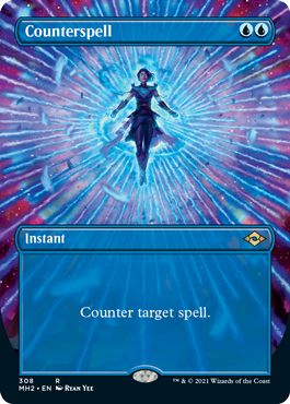 Counterspell (Borderless Alternate Art) [Modern Horizons 2] | Card Merchant Takapuna