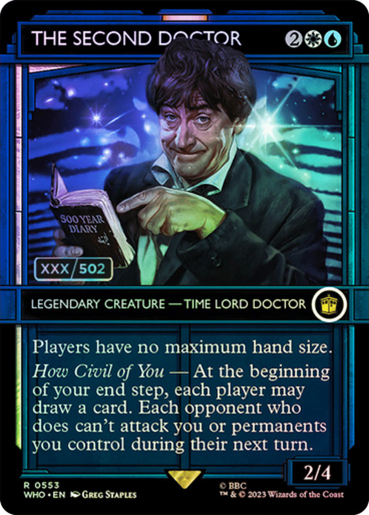 The Second Doctor (Serial Numbered) [Doctor Who] | Card Merchant Takapuna