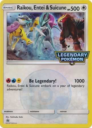 Raikou, Entei & Suicune (Jumbo Card) [Miscellaneous Cards] | Card Merchant Takapuna