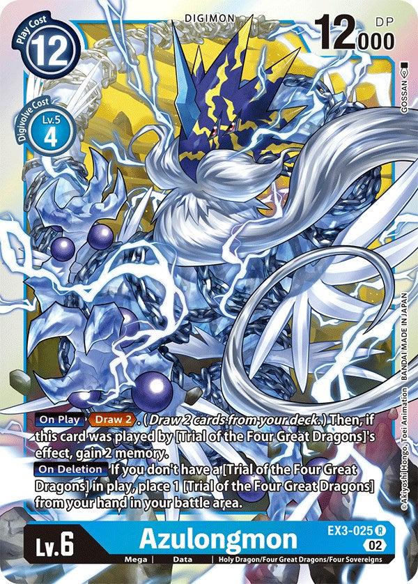 Azulongmon [EX3-025] [Draconic Roar] | Card Merchant Takapuna