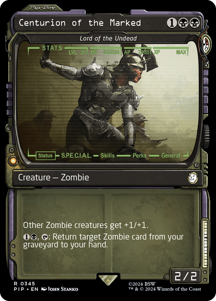 Centurion of the Marked - Lord of the Undead (Showcase) [Fallout] | Card Merchant Takapuna