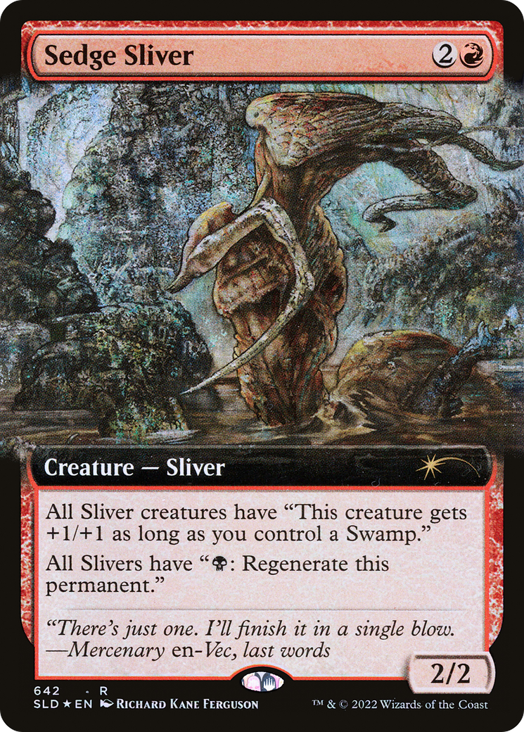 Sedge Sliver (Extended Art) [Secret Lair Drop Promos] | Card Merchant Takapuna