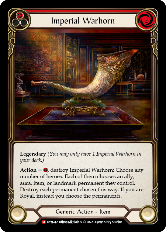 Imperial Warhorn [DYN242] (Dynasty) | Card Merchant Takapuna