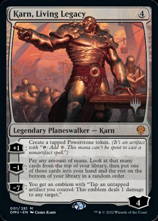 Karn, Living Legacy (Promo Pack) [Dominaria United Promos] | Card Merchant Takapuna