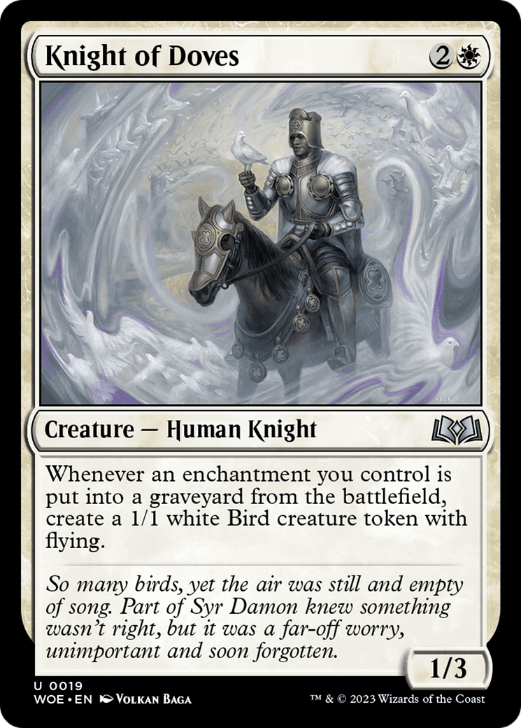 Knight of Doves [Wilds of Eldraine] | Card Merchant Takapuna