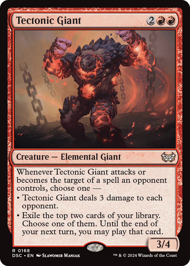 Tectonic Giant [Duskmourn: House of Horror Commander] | Card Merchant Takapuna