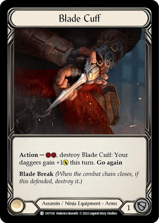 Blade Cuff [OUT141] (Outsiders)  Rainbow Foil | Card Merchant Takapuna