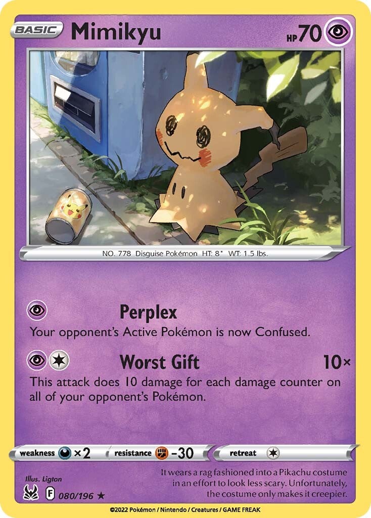 Mimikyu (080/196) [Sword & Shield: Lost Origin] | Card Merchant Takapuna