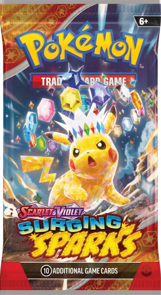 **PRE-ORDER** PKM Booster Pack - Scarlet & Violet: Surging Sparks | Card Merchant Takapuna