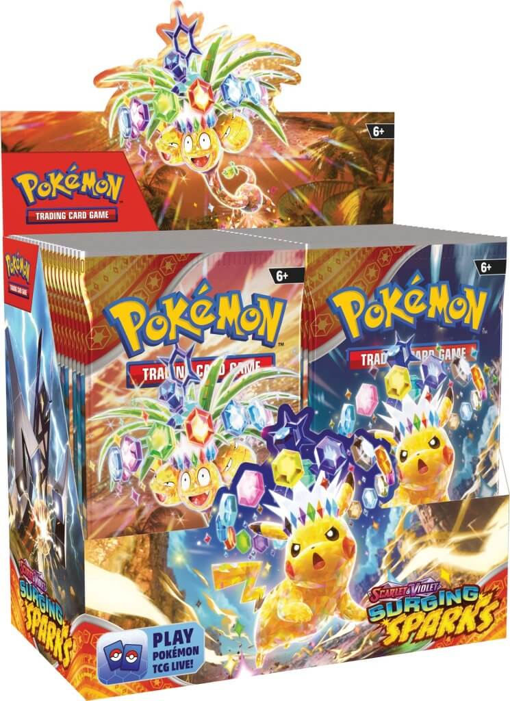 PKM Booster Box - Scarlet & Violet: Surging Sparks | Card Merchant Takapuna