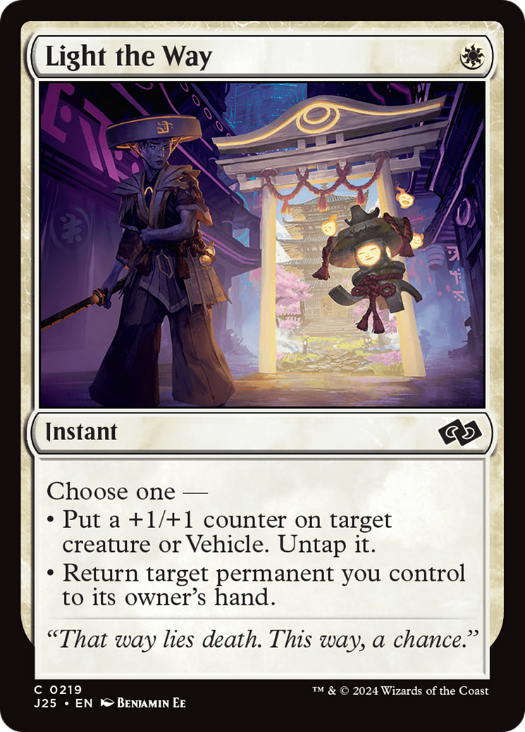 Light the Way [Foundations Jumpstart] | Card Merchant Takapuna